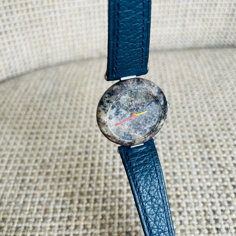 Tissot Watch Granite Rock Blue Stone Vintage - Picture 3 of 11